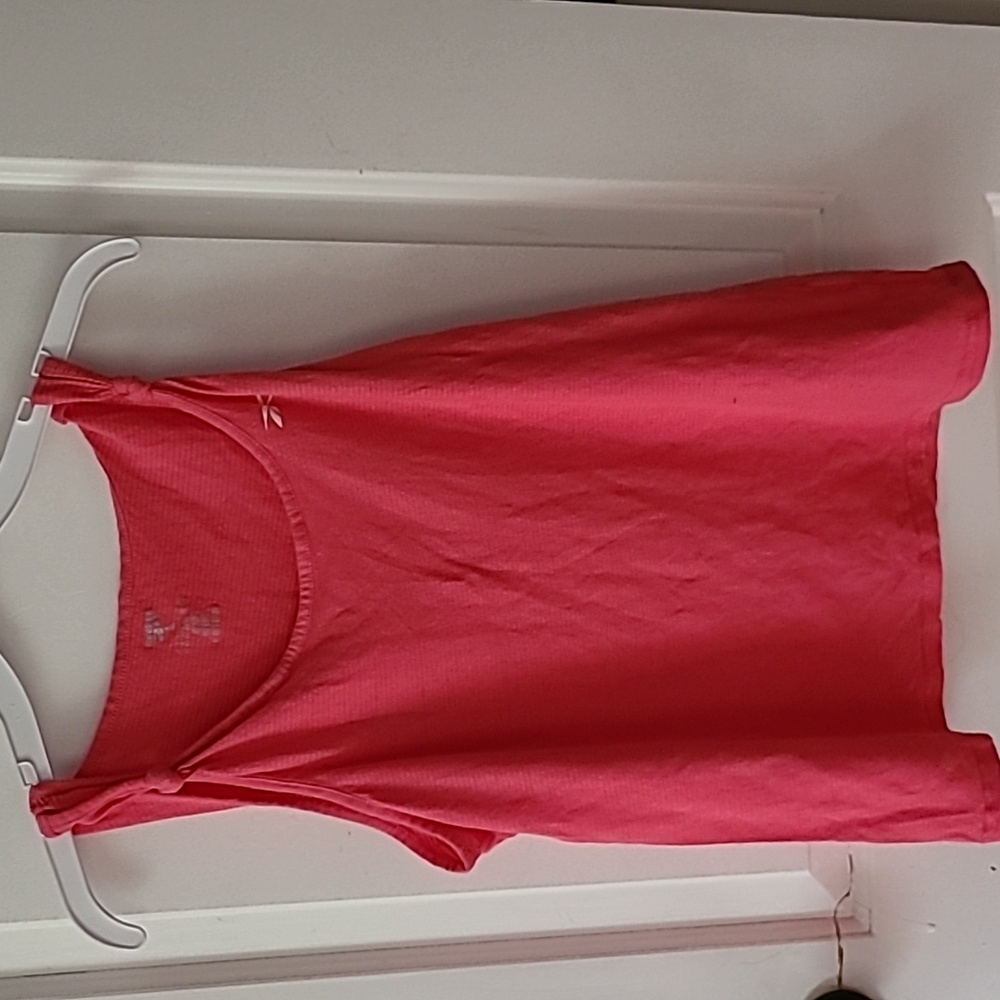 Reebok Coral Pink Cotton Tank Top